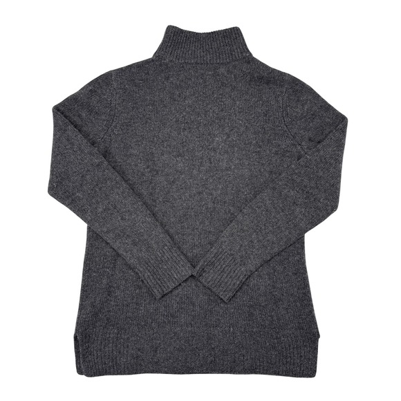 J McLaughlin Cashmere Sweater Womens Size XS Gray Mock Neck Pullover Casual - Picture 2 of 9